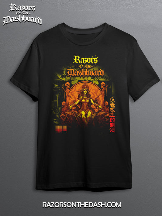 Razors Graphic Tee – Queens I "Fire" | Elemental Power & Rebellion
