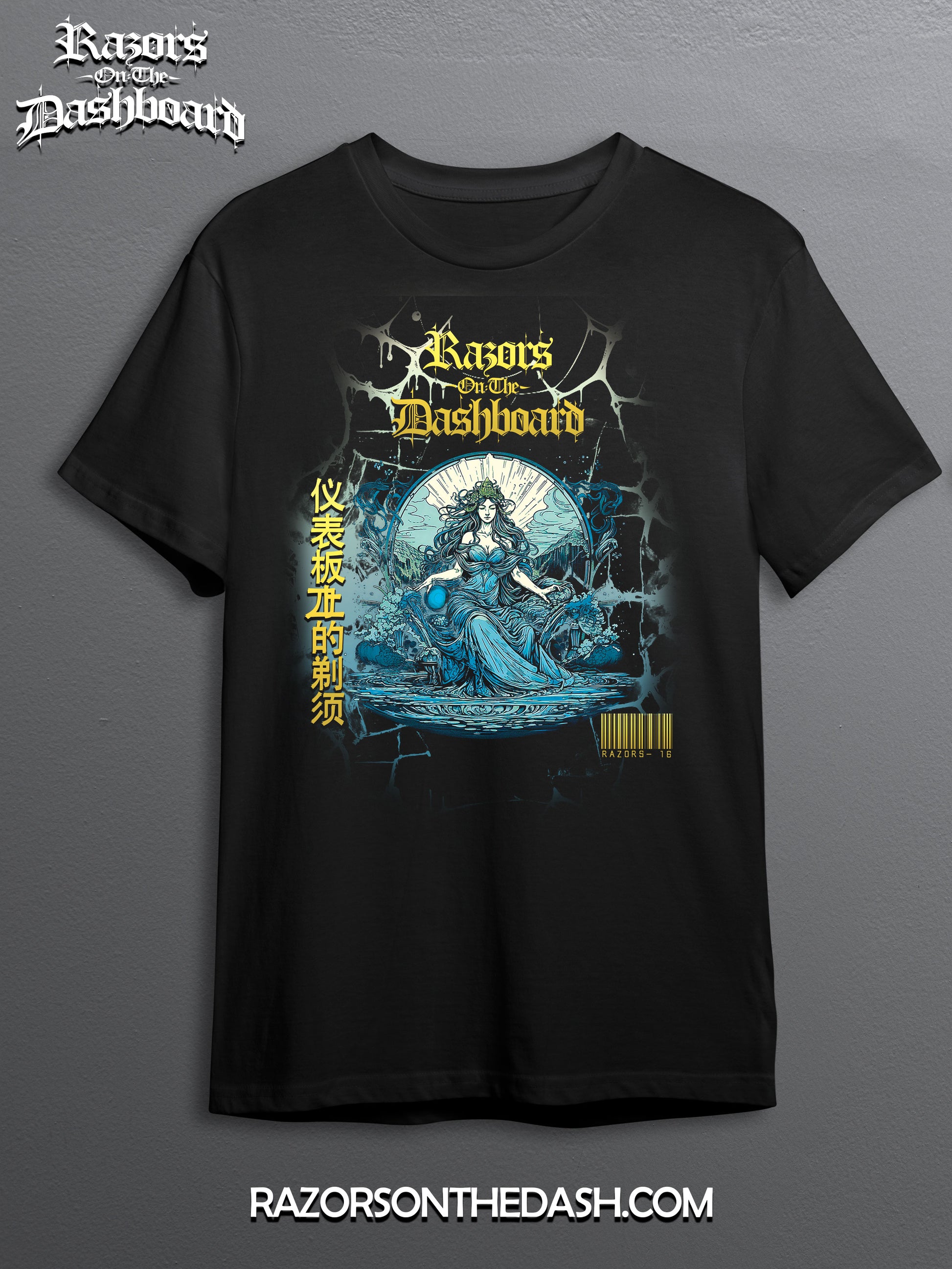 Razors Graphic Tee – Queens II "Ice" | Gothic Royalty Streetwear