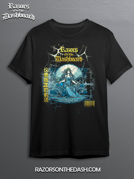 Razors Graphic Tee – Queens II "Ice" | Gothic Royalty Streetwear