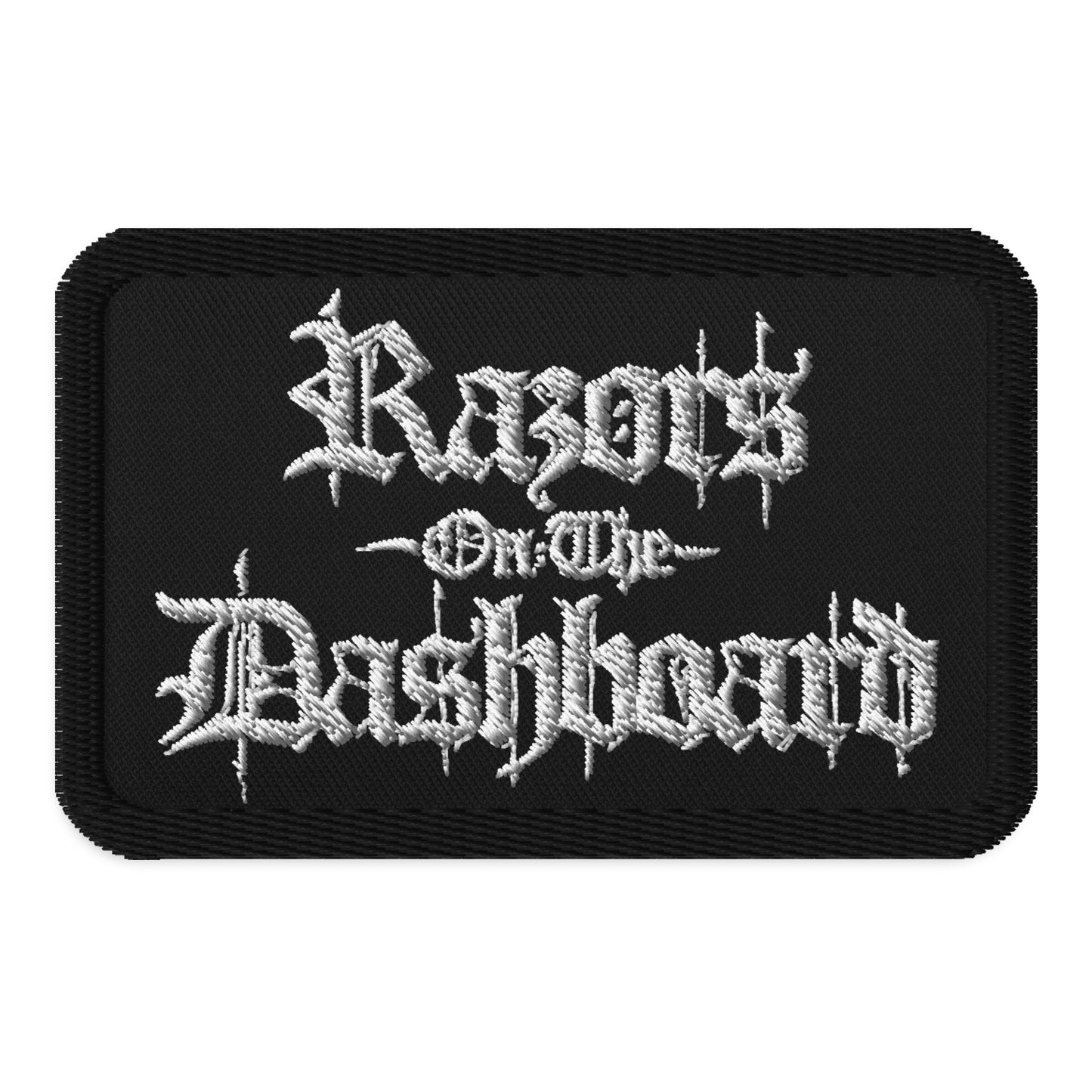 Razors Embroidered Patch | Tactical Iron-On & Sew-On Badge