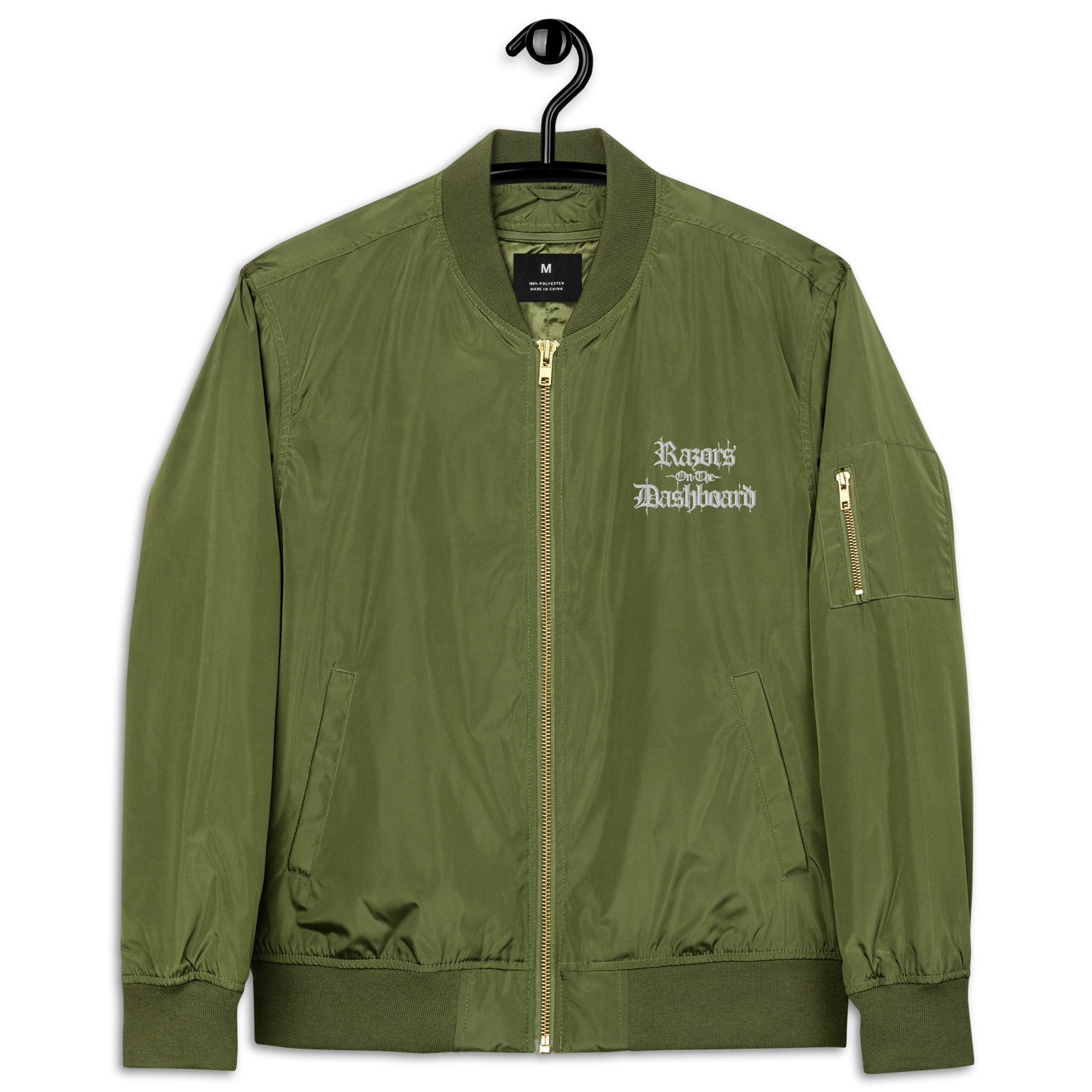 GuerrillaTech Utility Bomber Jacket | Tactical Streetwear - OD Green