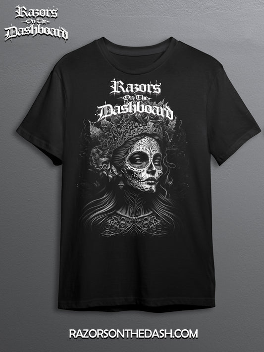 Razors Graphic Tee – "Death II" | Día de los Muertos Streetwear