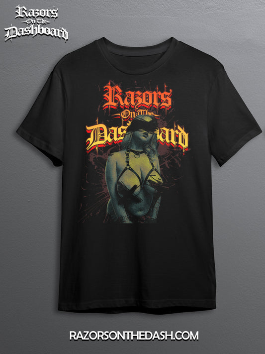 Razors Graphic Tee – "Lust" | Heavy Metal Streetwear
