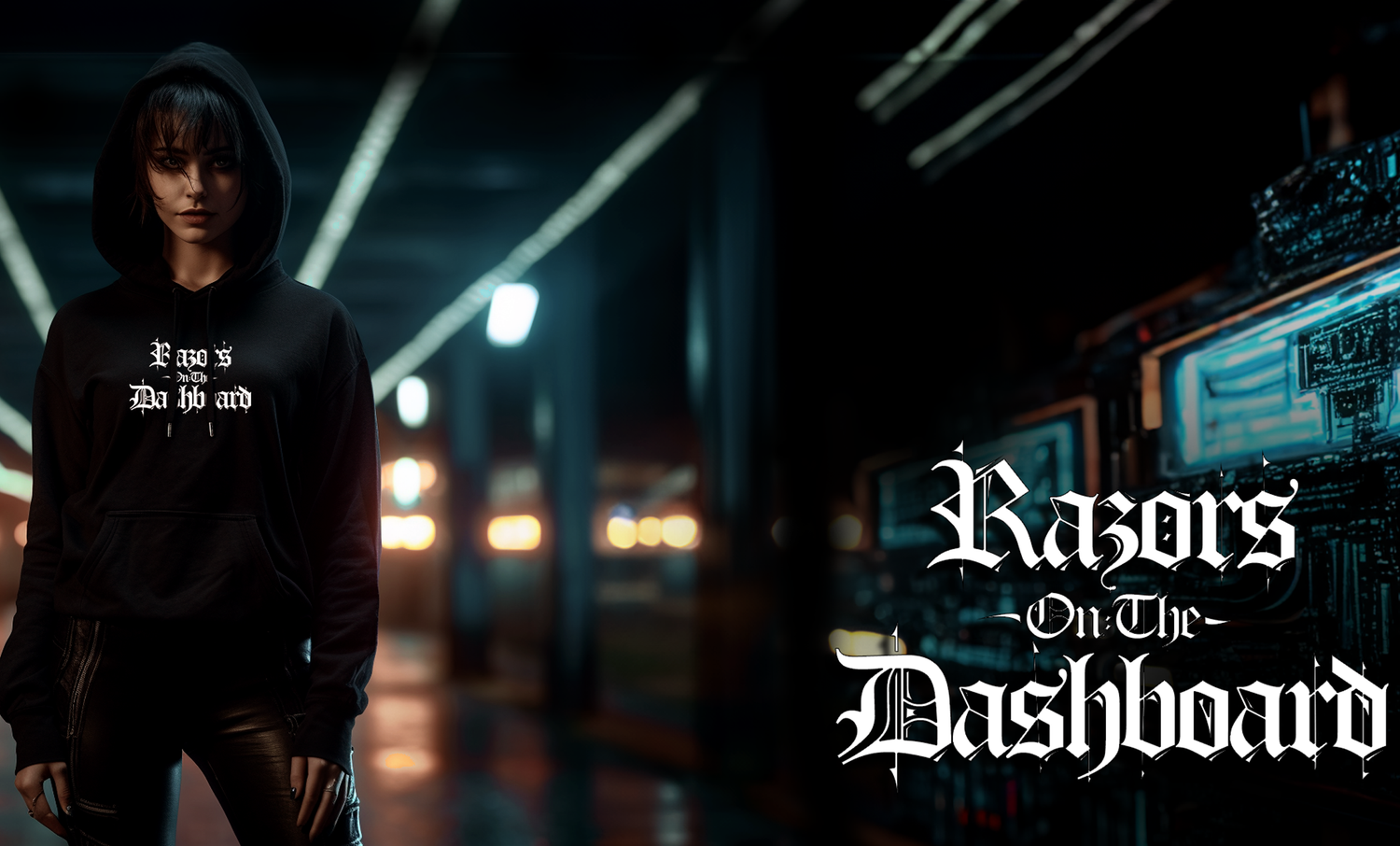 Razors on the Dashboard | Edgy Tee Shirts for Rebel Rockers