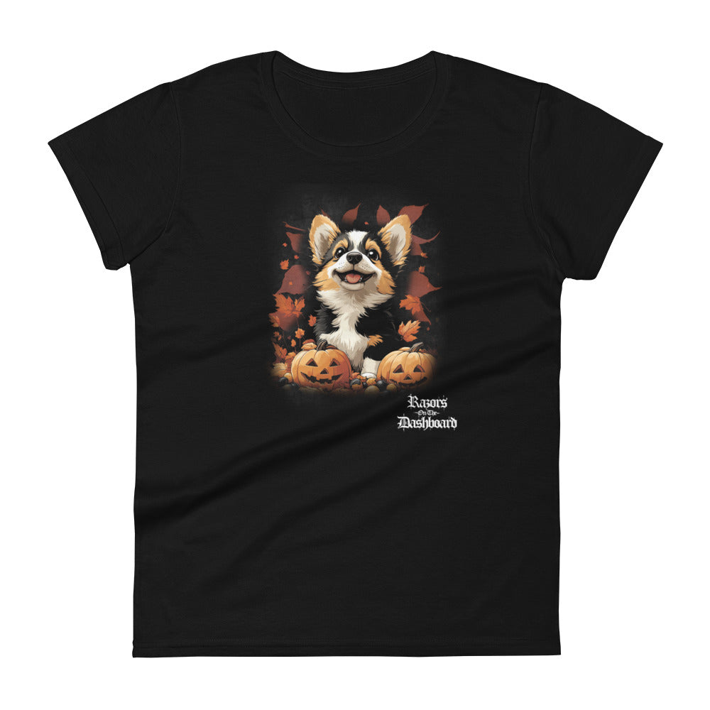 Autumn Pals: Pumpkin the Corgi - Graphic Tee